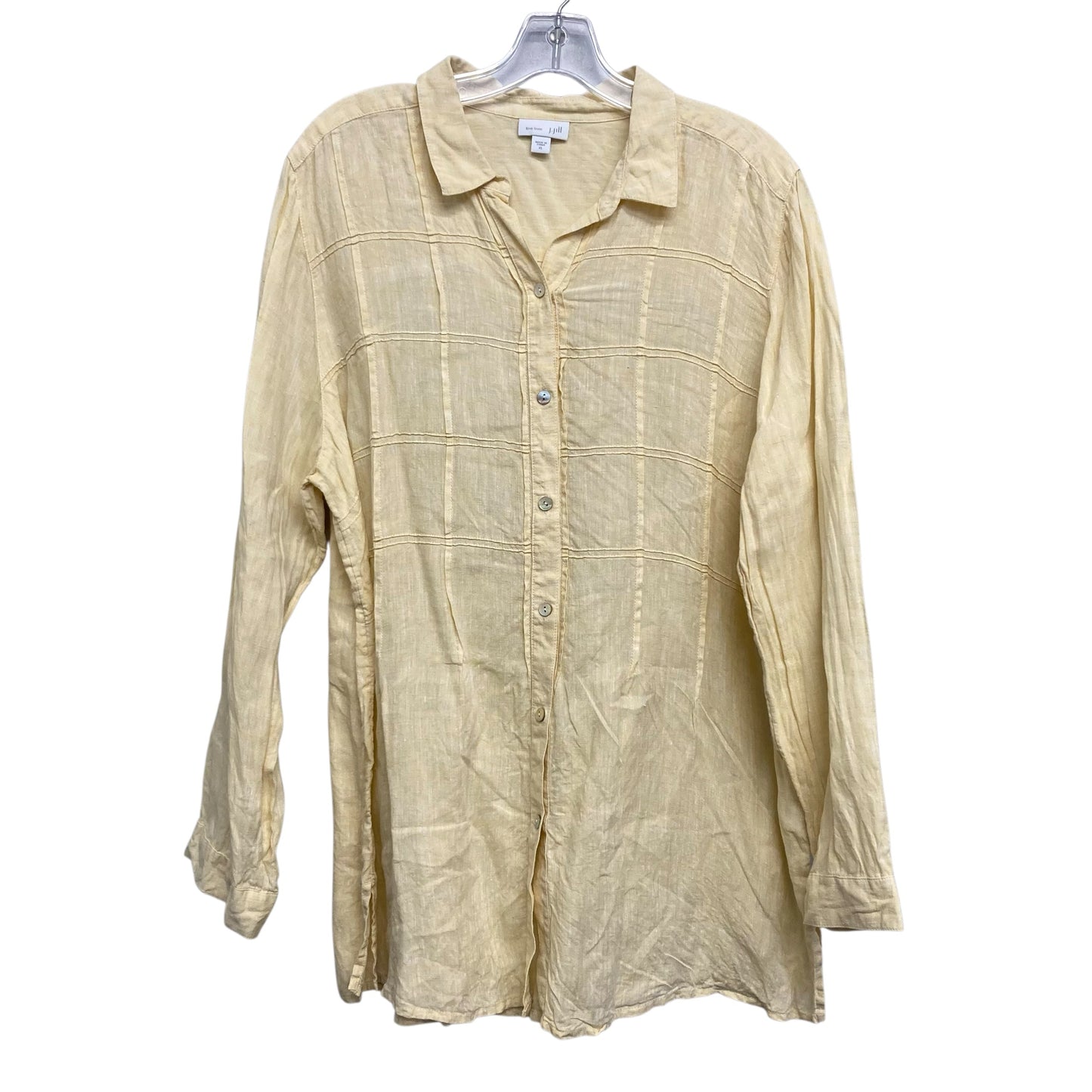 Top Ls By J. Jill In Gold, Size:Xl