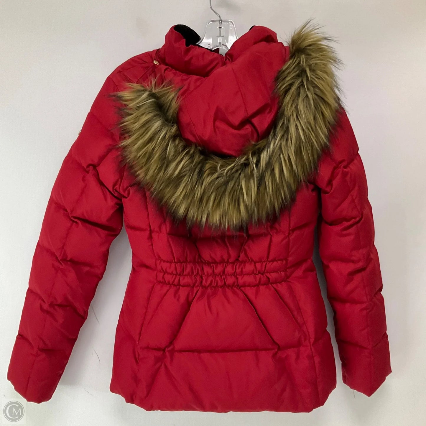 Jacket Puffer & Quilted By Calvin Klein In Red, Size: Xs