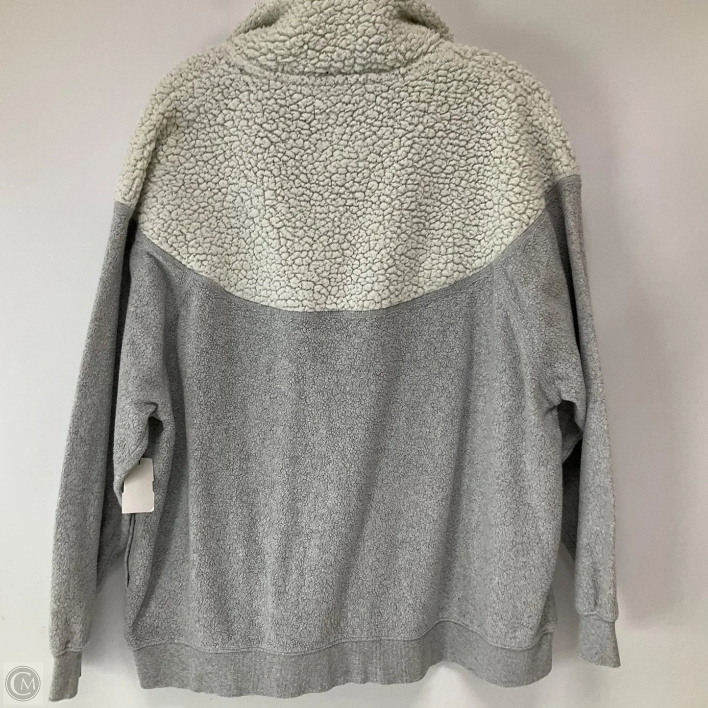 Sweatshirt Collar By Aerie In Grey, Size: M
