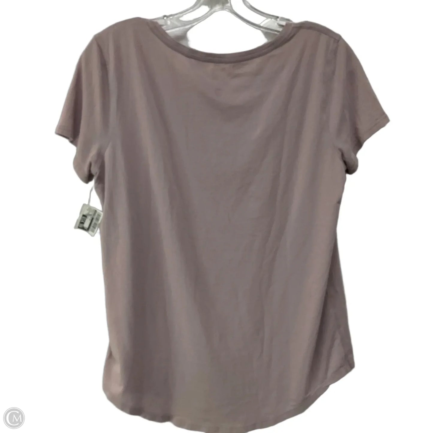 Athletic Top Short Sleeve By Lululemon In Purple, Size: 8