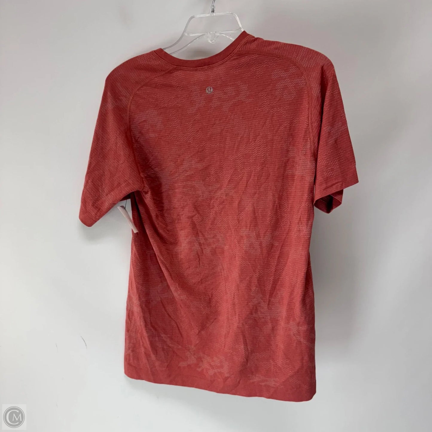 Athletic Top Short Sleeve By Lululemon In Pink, Size: S