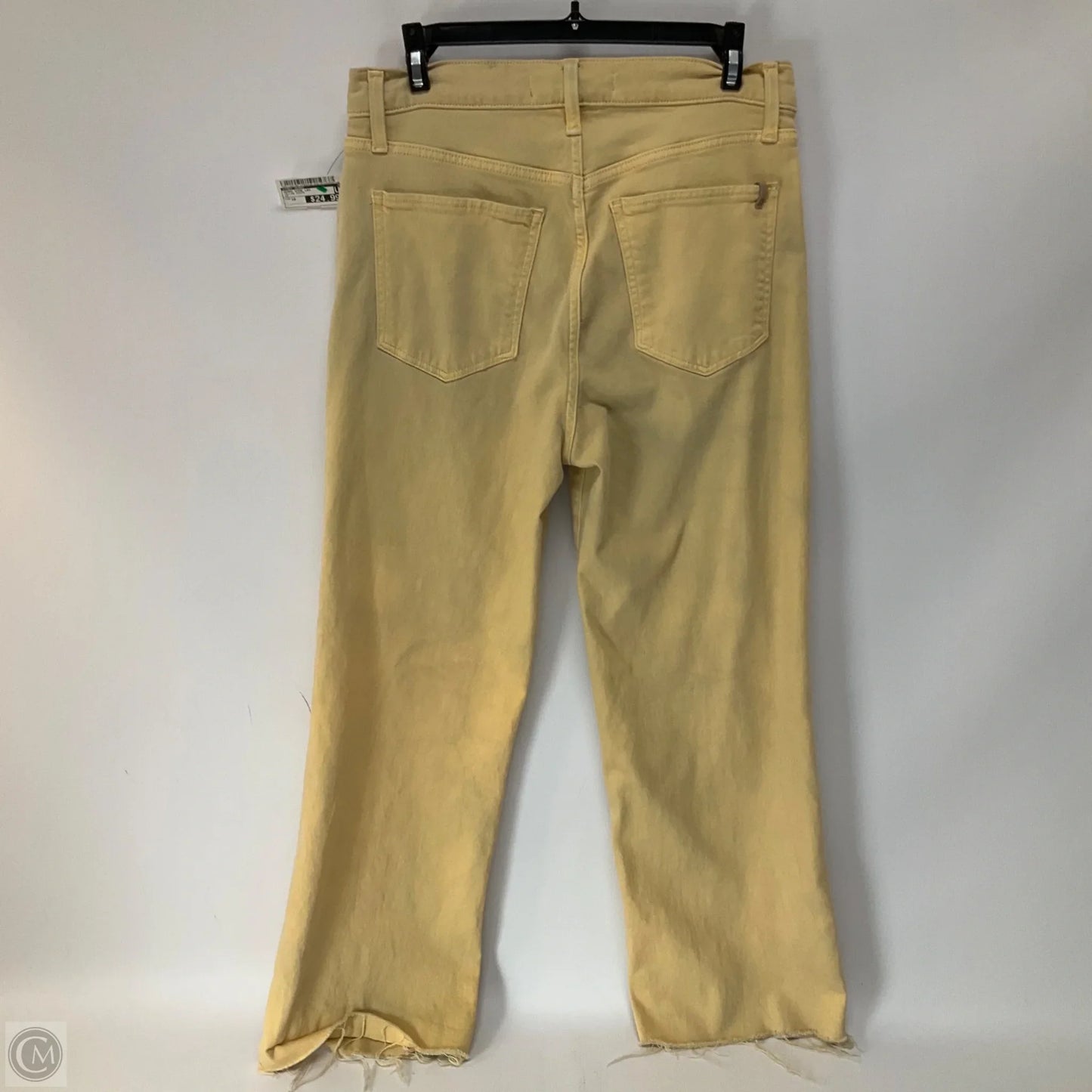 Jeans Wide Leg By Joes Jeans In Yellow Denim, Size: 10