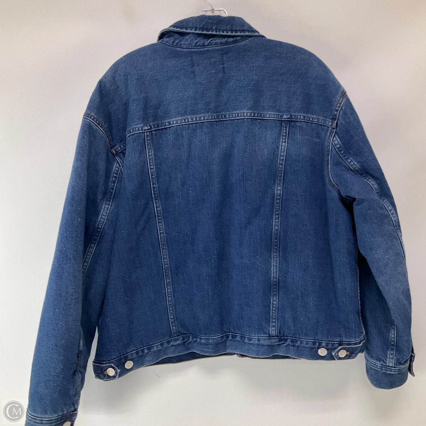 Jacket Denim By Madewell In Blue Denim, Size: Xxl