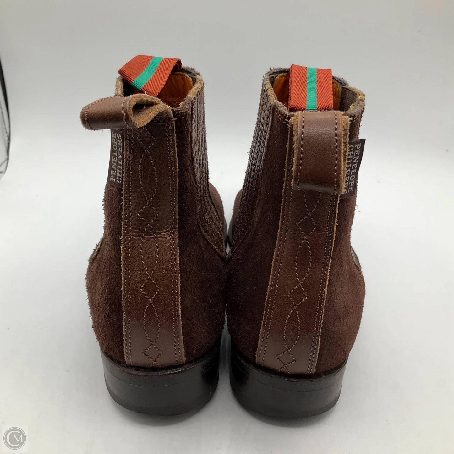 Boots Ankle Flats By Cma In Brown, Size: 7