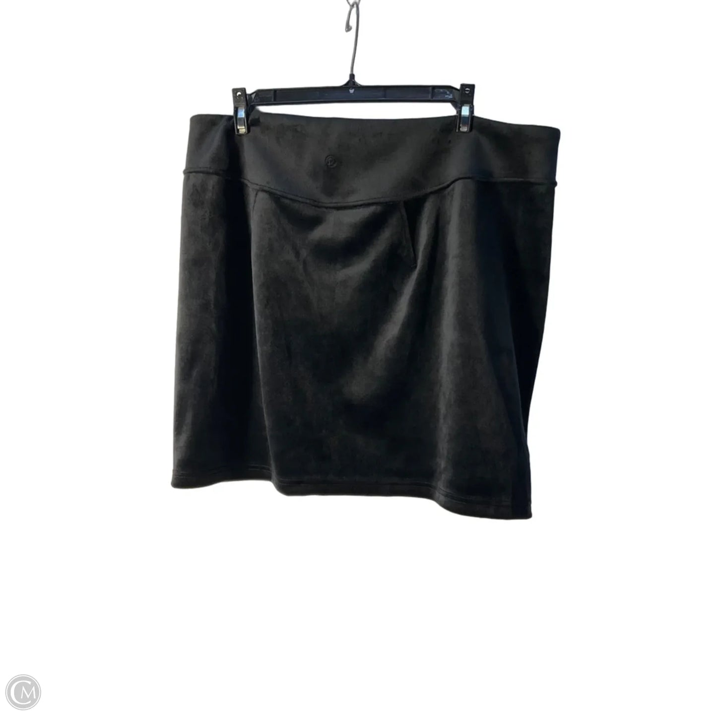 Athletic Skirt By Lululemon In Black, Size: Xl