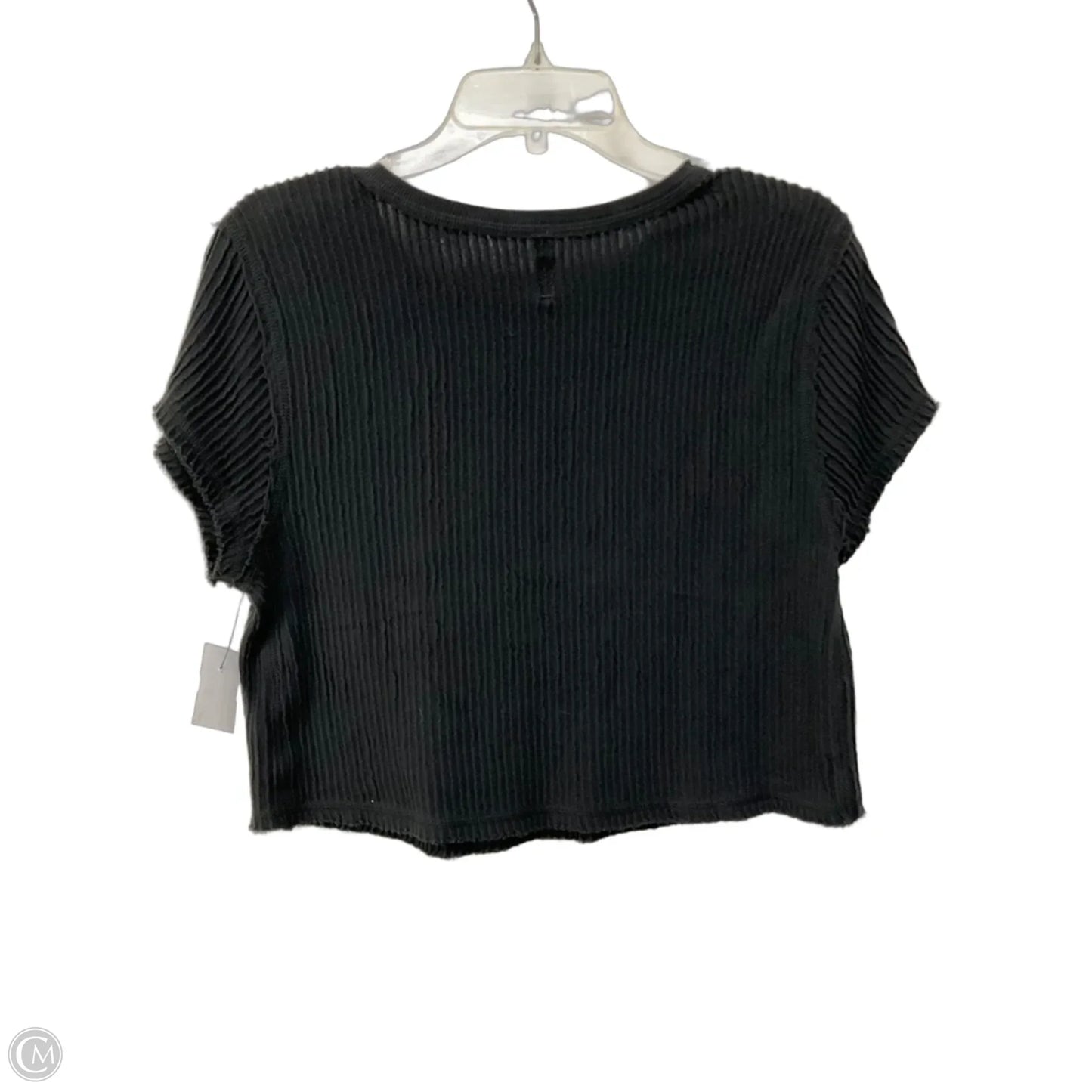 Athletic Top Short Sleeve By Free People In Black, Size: S