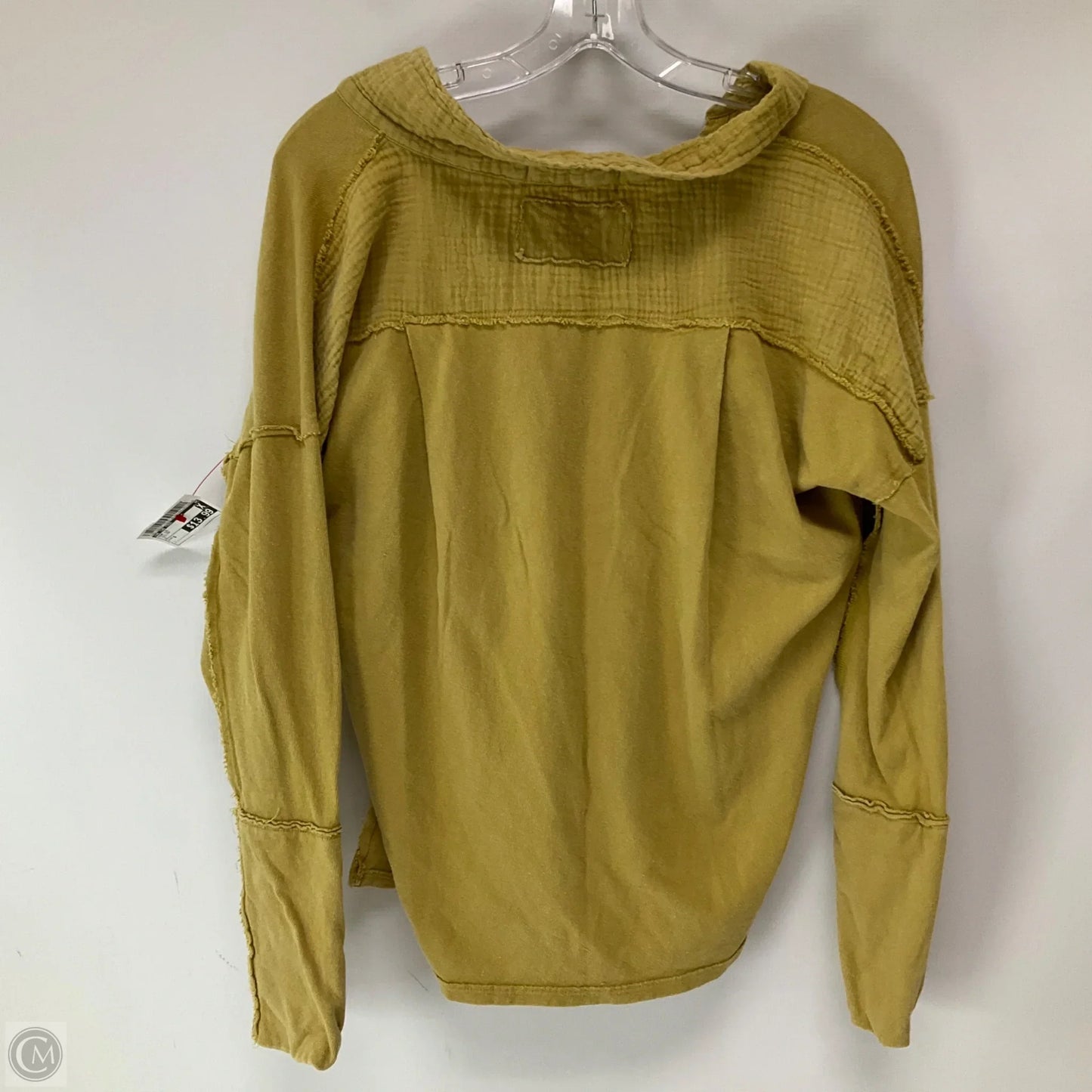 Top Long Sleeve By We The Free In Yellow, Size: S