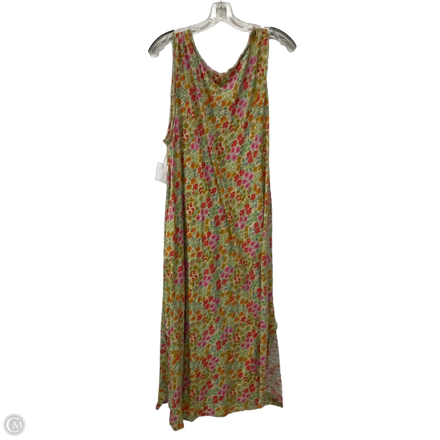 Dress Casual Midi By Natural Life In Floral Print, Size: L