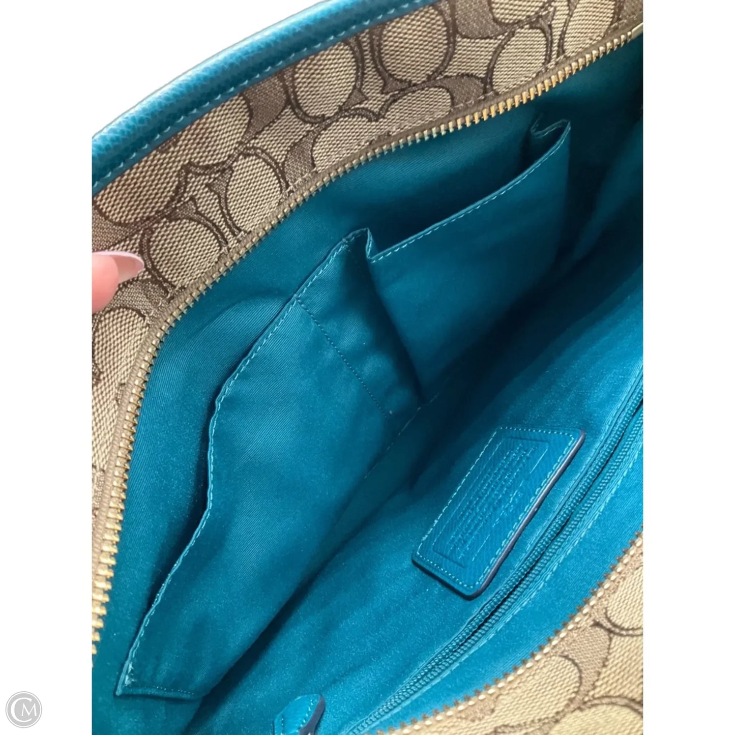 Handbag Designer By Coach, Size: Medium