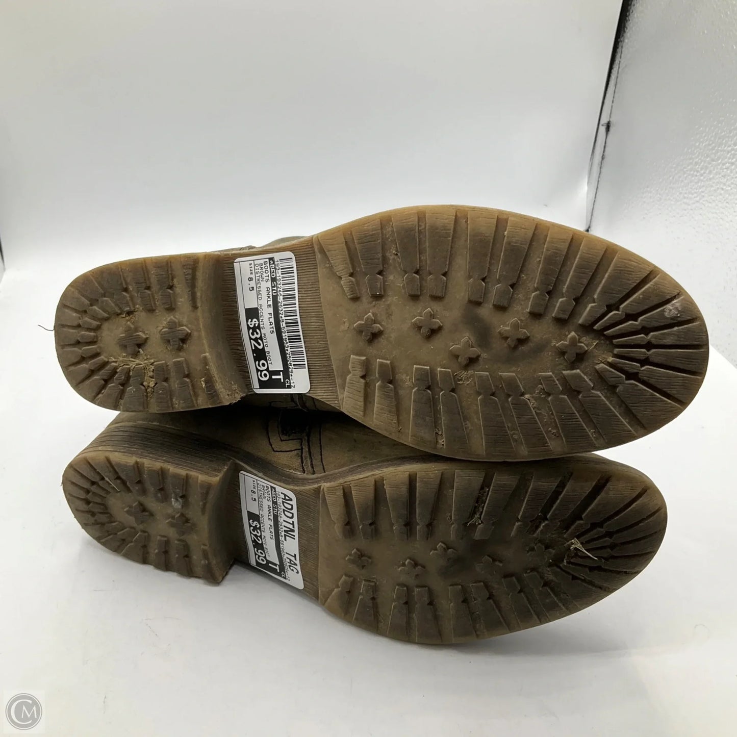 Boots Ankle Flats By Bed Stu In Brown, Size: 8.5