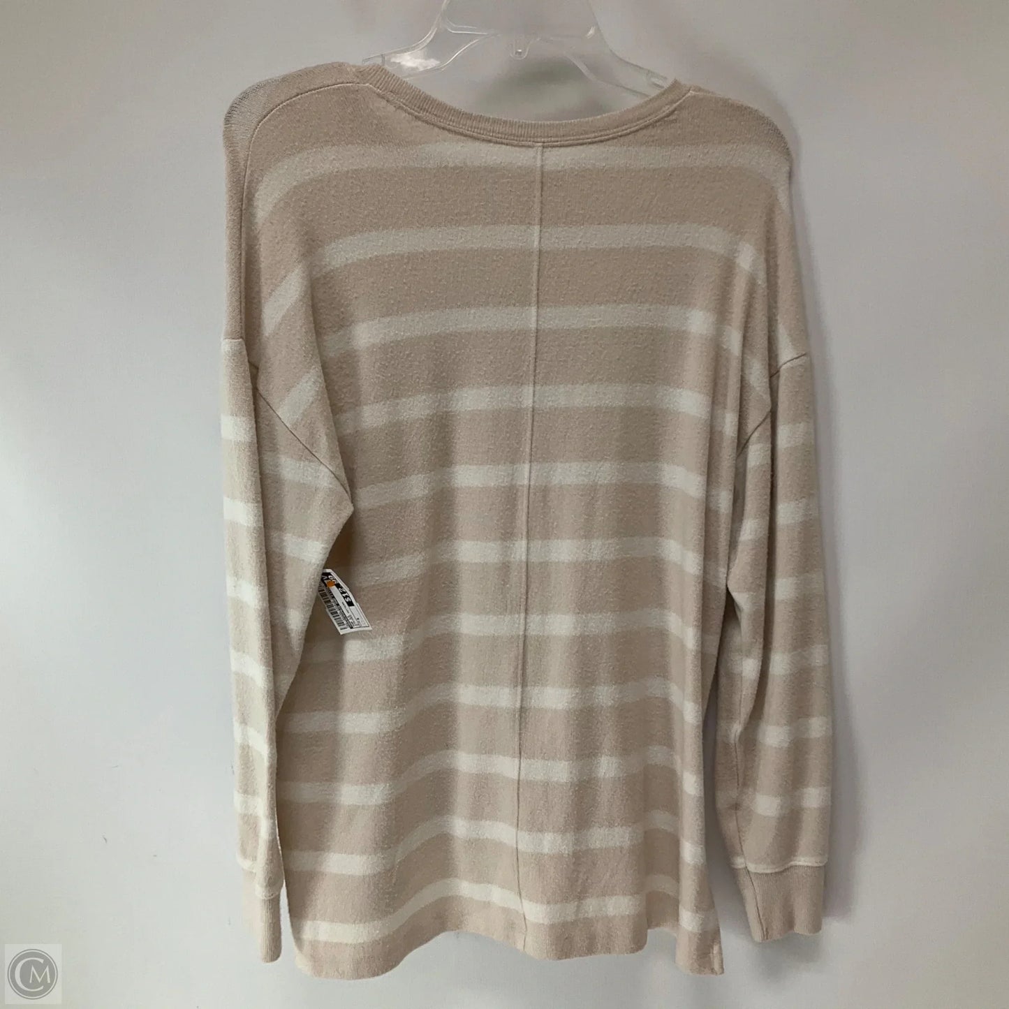 Top Long Sleeve By Abercrombie And Fitch In Striped Pattern, Size: S