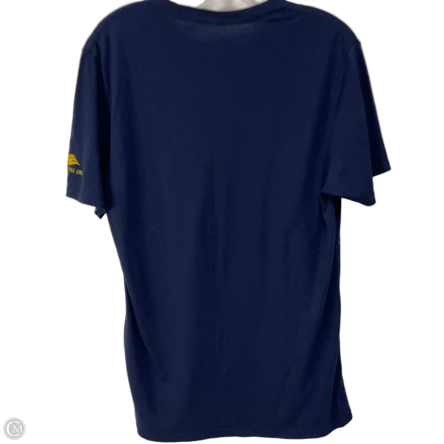 Top Short Sleeve Basic By Disney In Blue & Yellow, Size: M