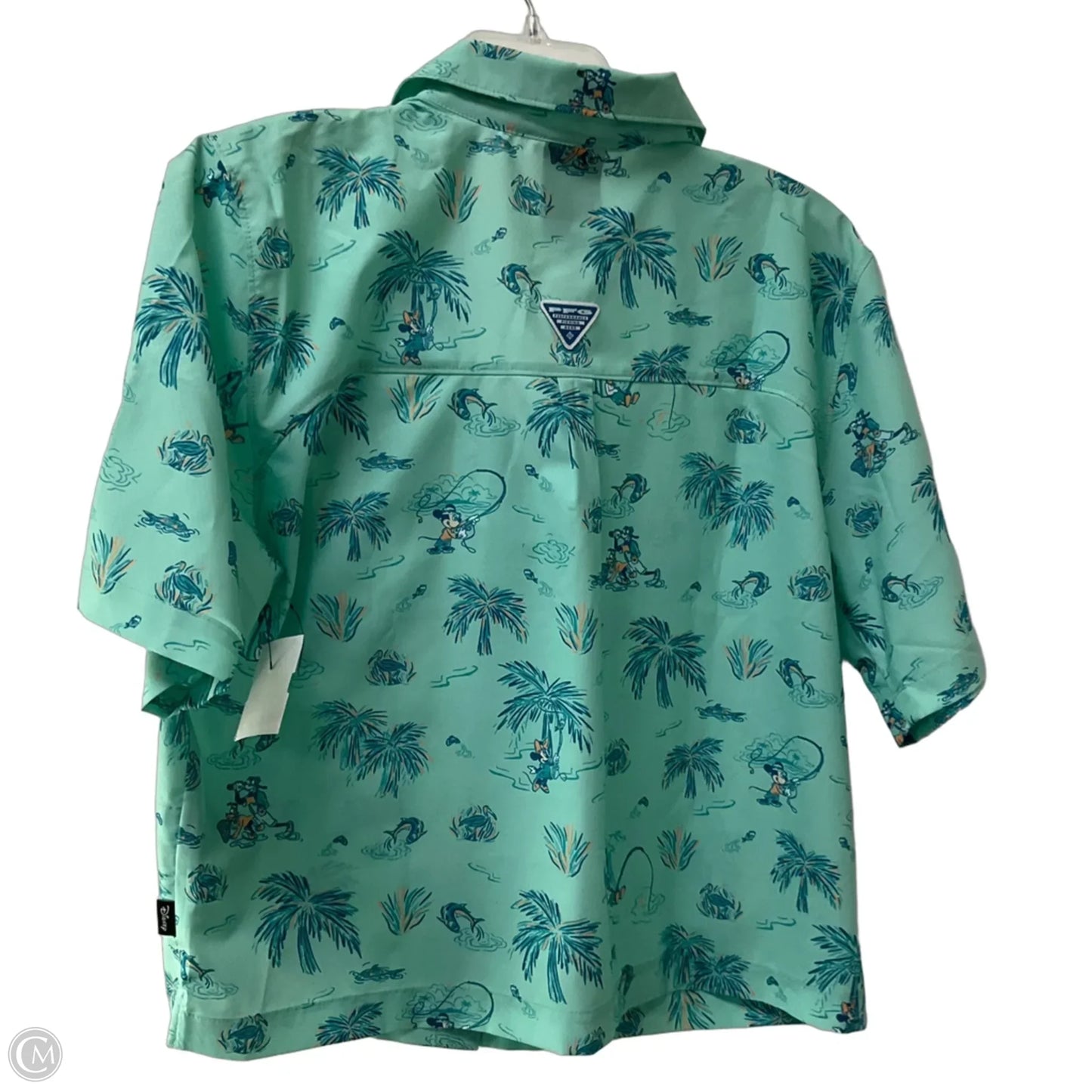Top Short Sleeve By Columbia In Teal, Size: M