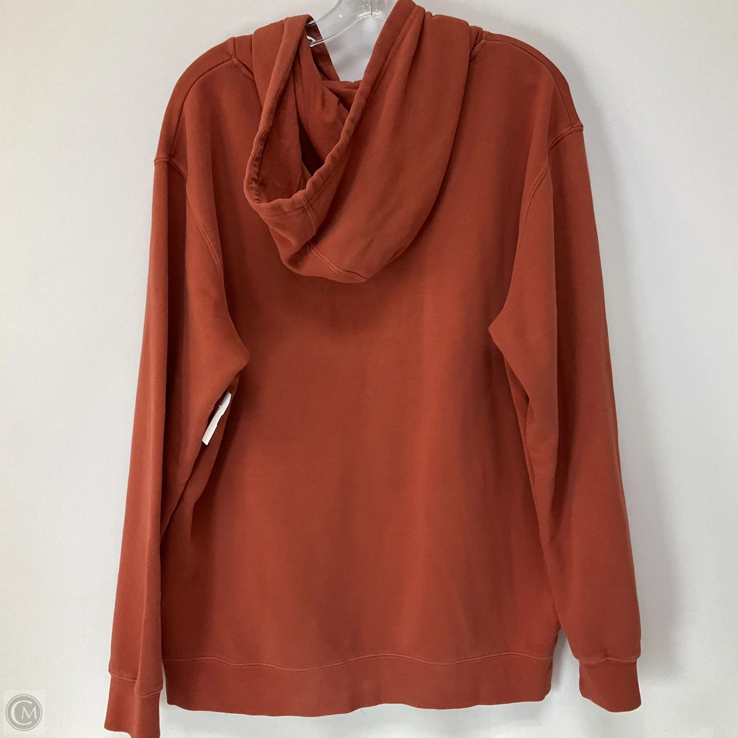 Sweatshirt Hoodie By Clothes Mentor In Orange, Size: L