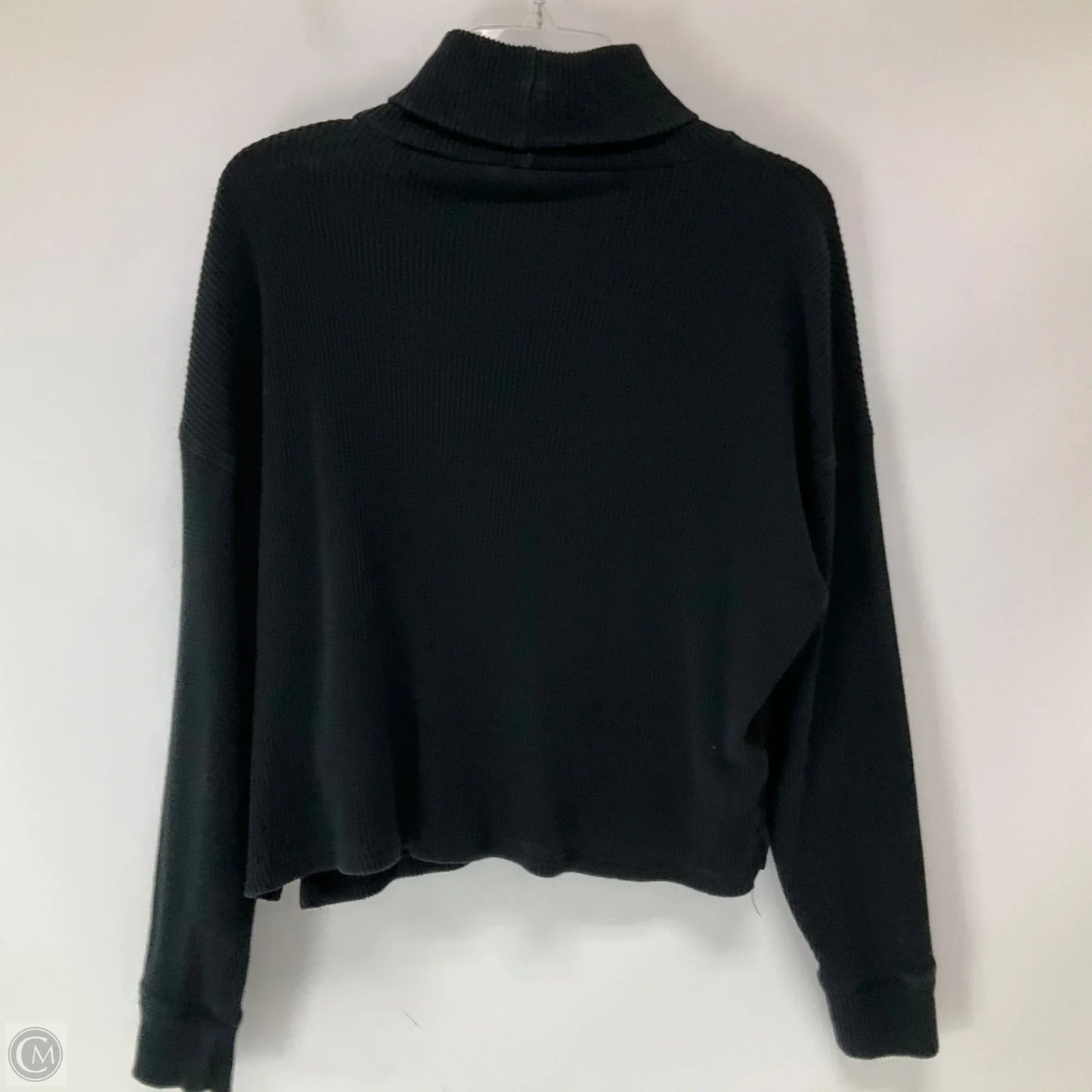 Top Long Sleeve By Abercrombie And Fitch In Black, Size: M