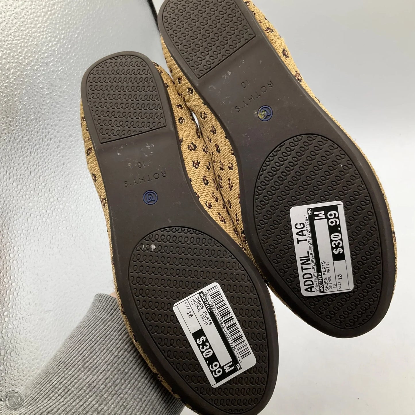 Shoes Flats By Rothys In Animal Print, Size: 10