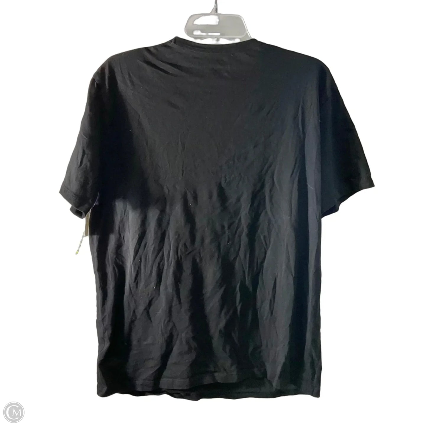 Athletic Top Short Sleeve By Fanatics In Black, Size: L