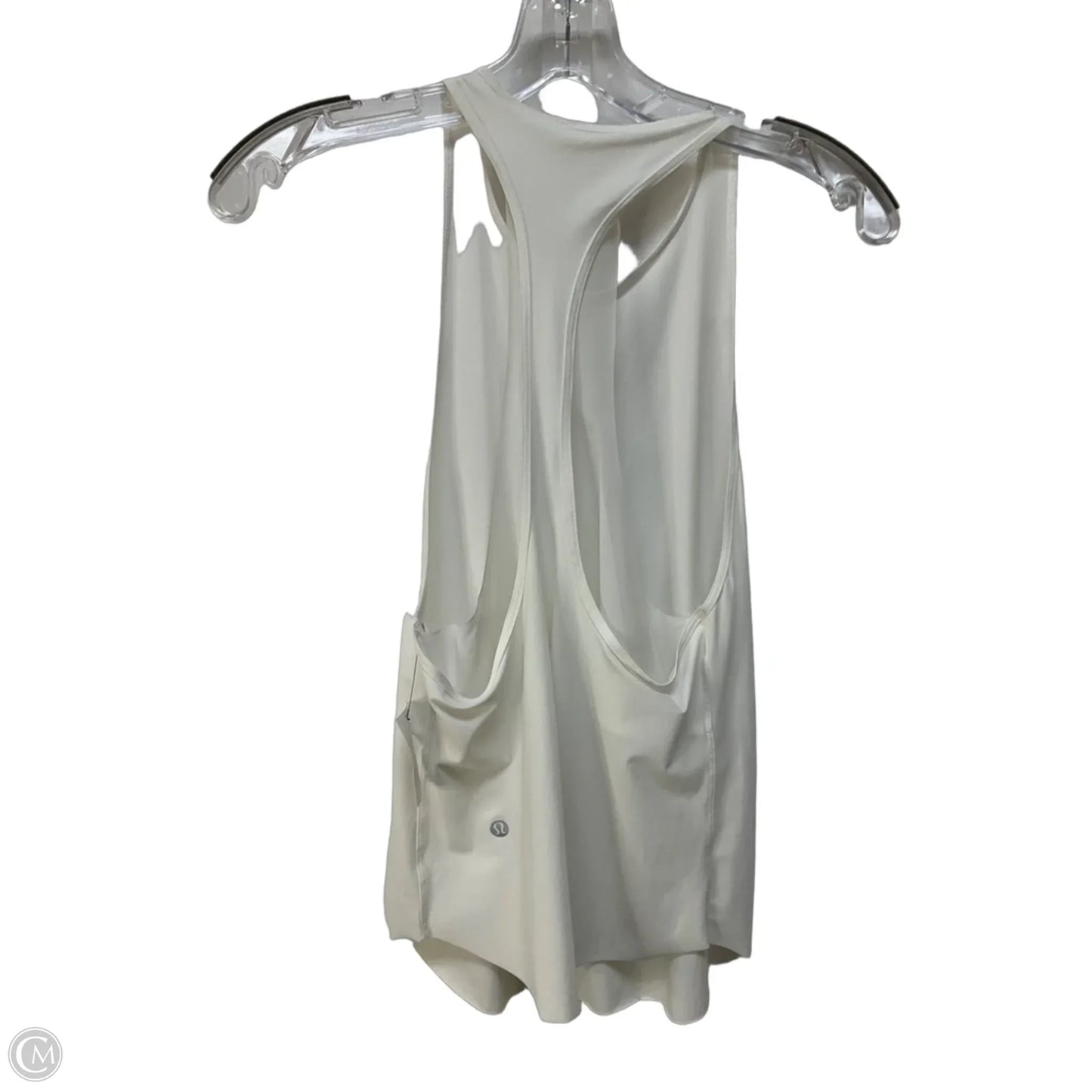 Athletic Tank Top By Lululemon In White, Size: 10