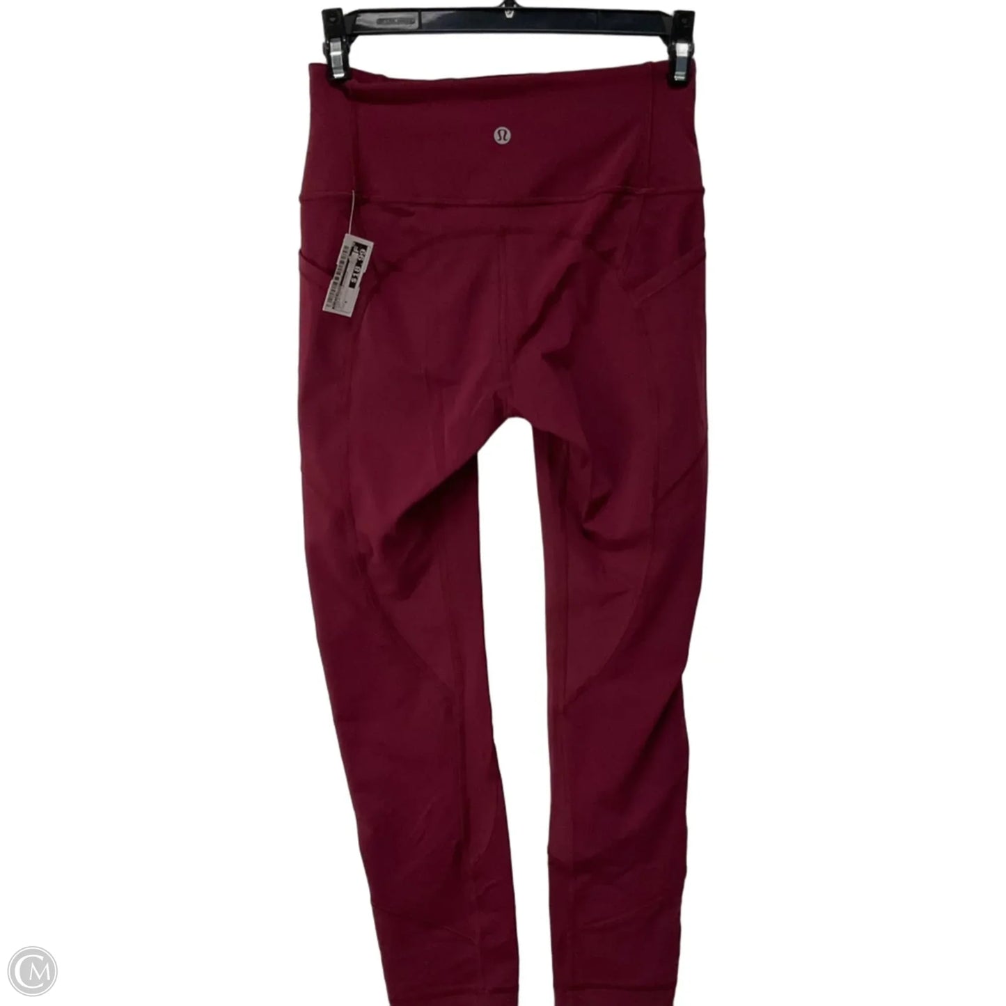 Athletic Leggings By Lululemon In Red, Size: 4
