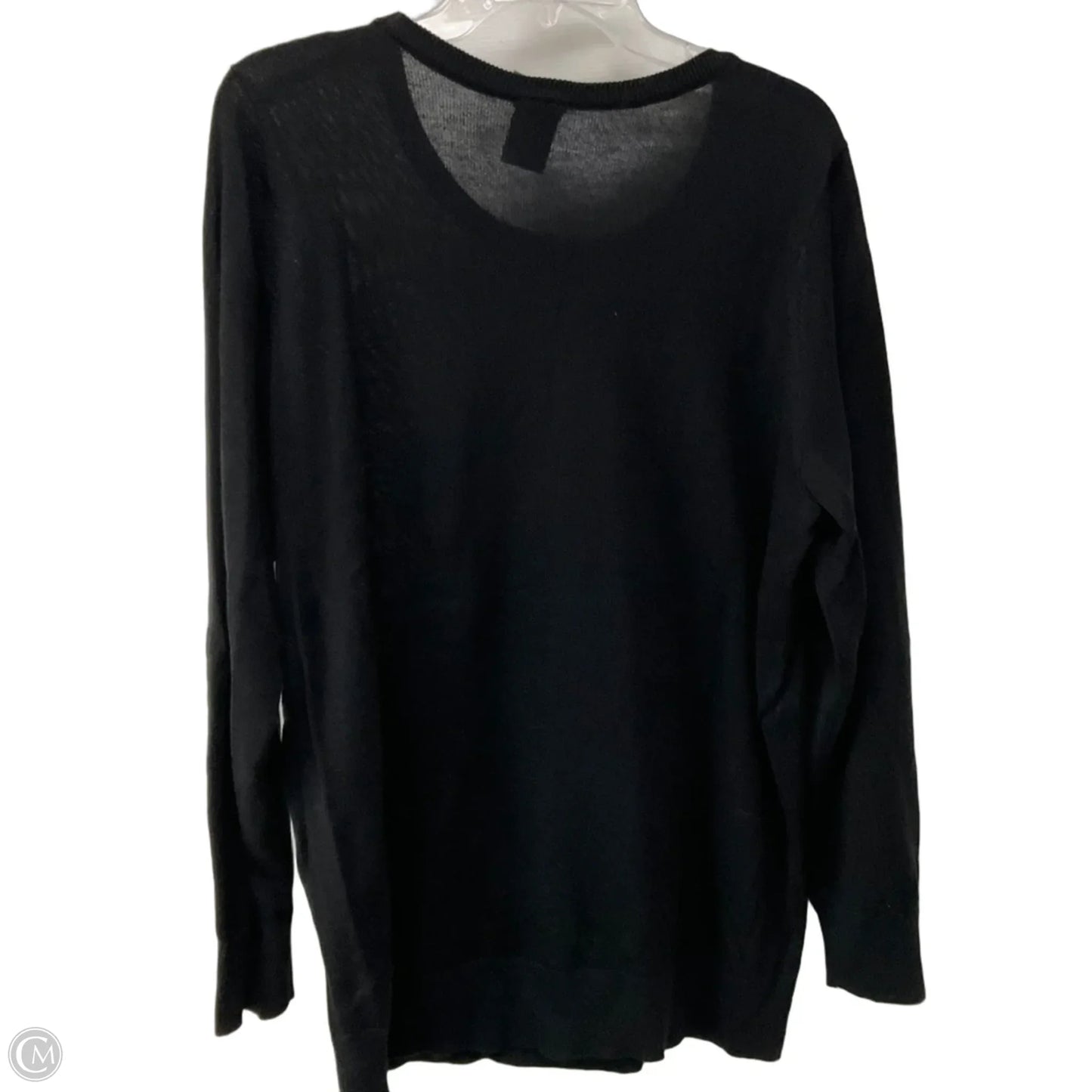 Top Long Sleeve By Disney In Black, Size: Xl