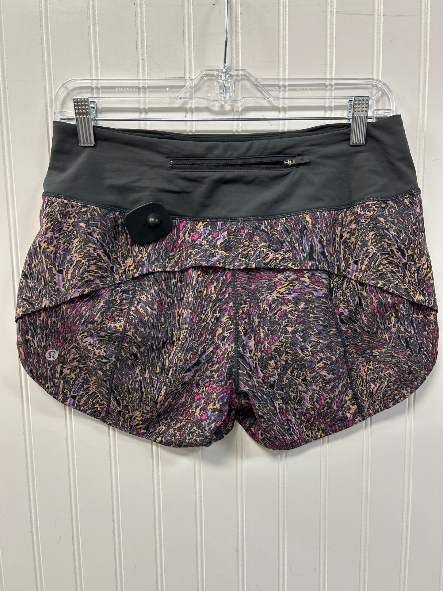 Athletic Shorts By Lululemon In Grey, Size:6