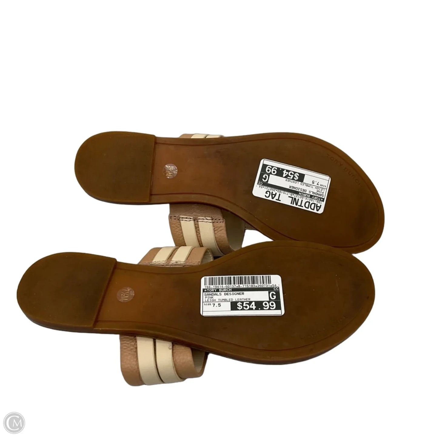 Sandals Designer By Tory Burch In Pink, Size: 7.5