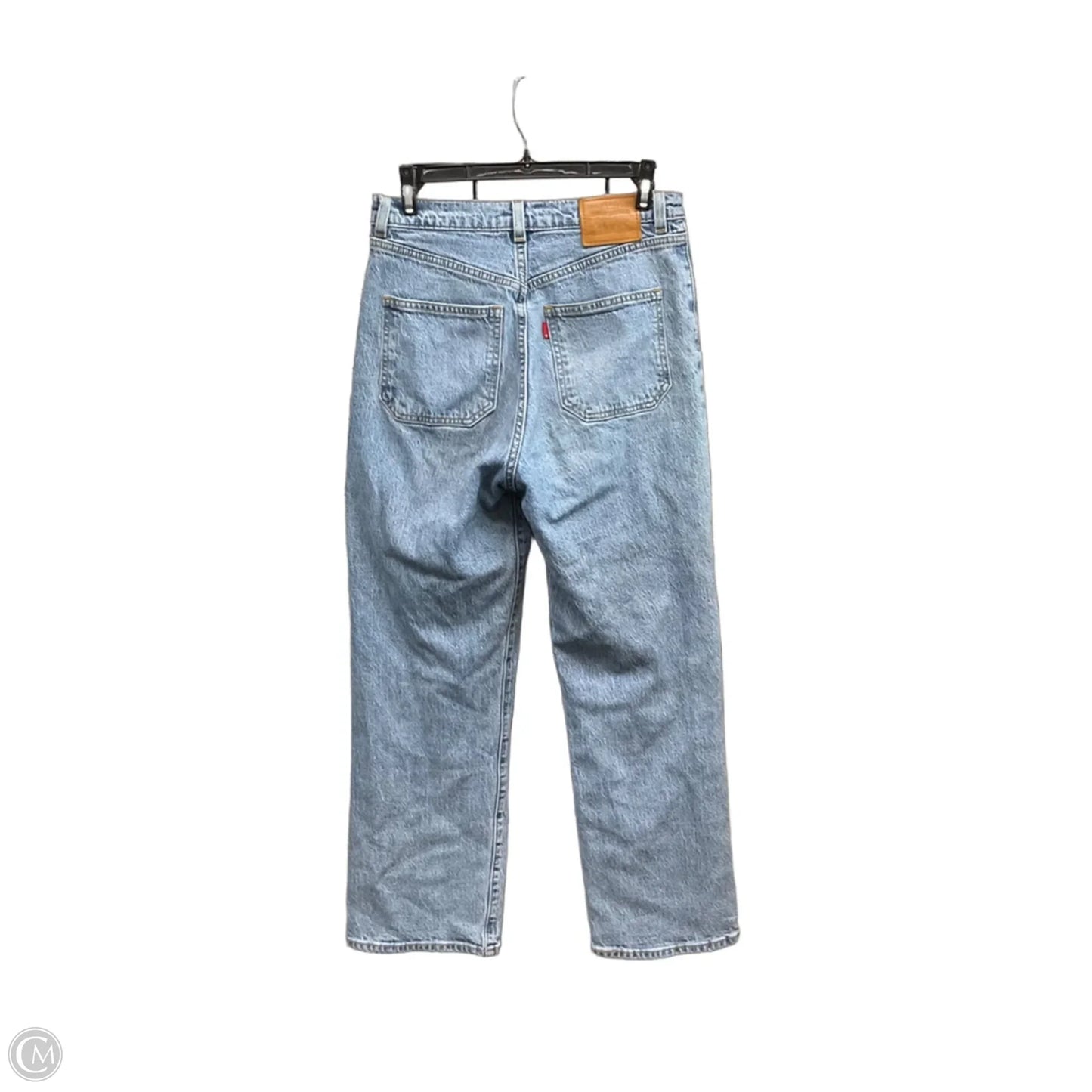 Jeans Straight By Levis In Blue Denim, Size: 4