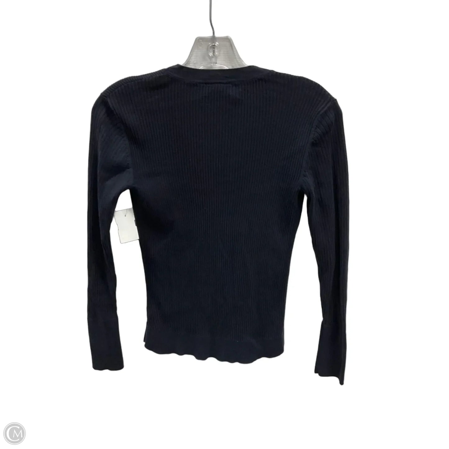 Sweater Cardigan Designer By Tory Burch In Blue, Size: S