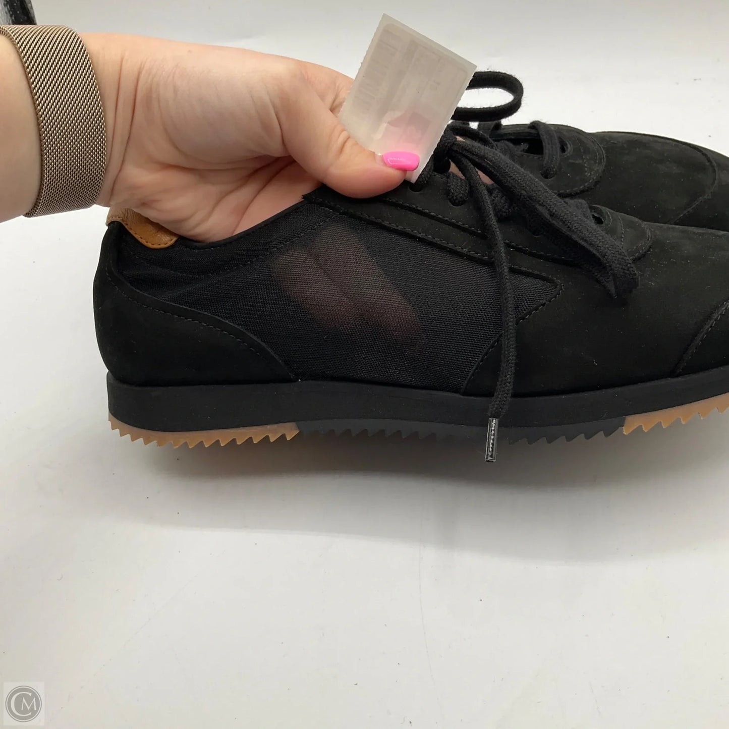 Shoes Sneakers By Dear Frances In Black, Size: 10