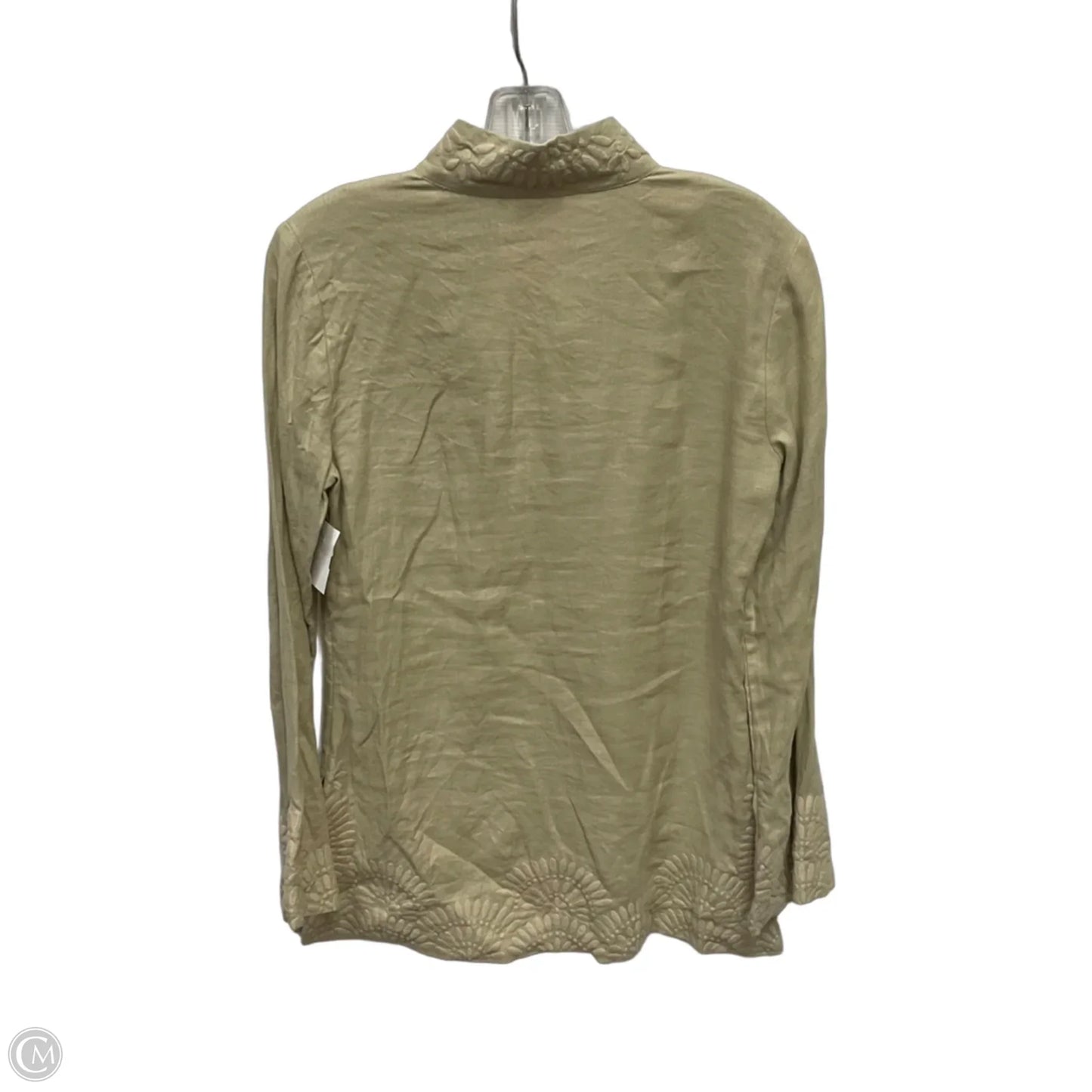 Top Long Sleeve Designer By Tory Burch In Beige, Size: 6