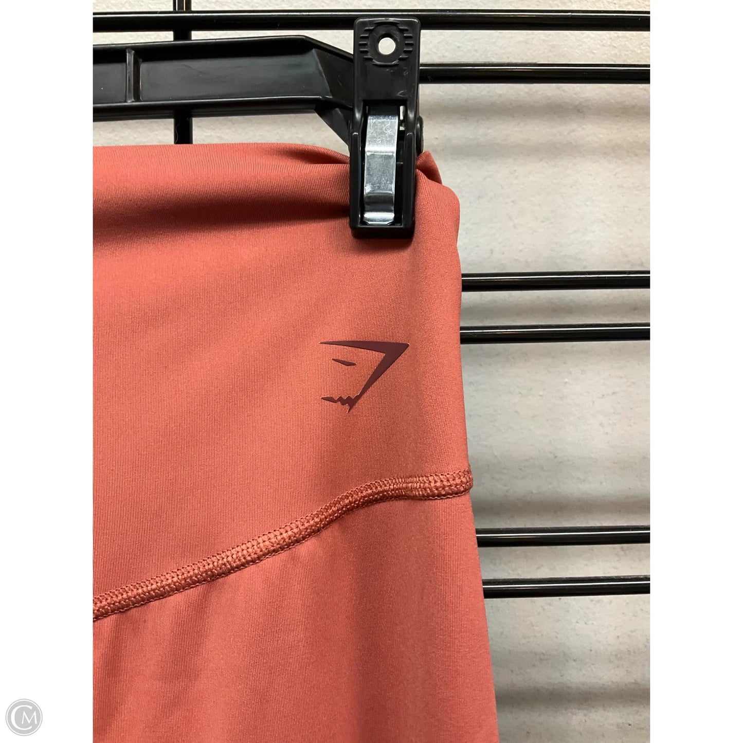 Athletic Leggings By Gym Shark In Orange, Size: M