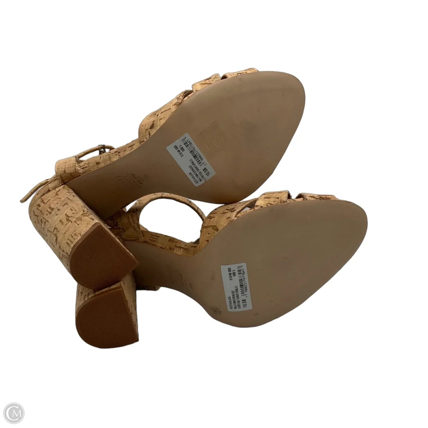 Sandals Heels Block By Schutz In Tan, Size: 10.5
