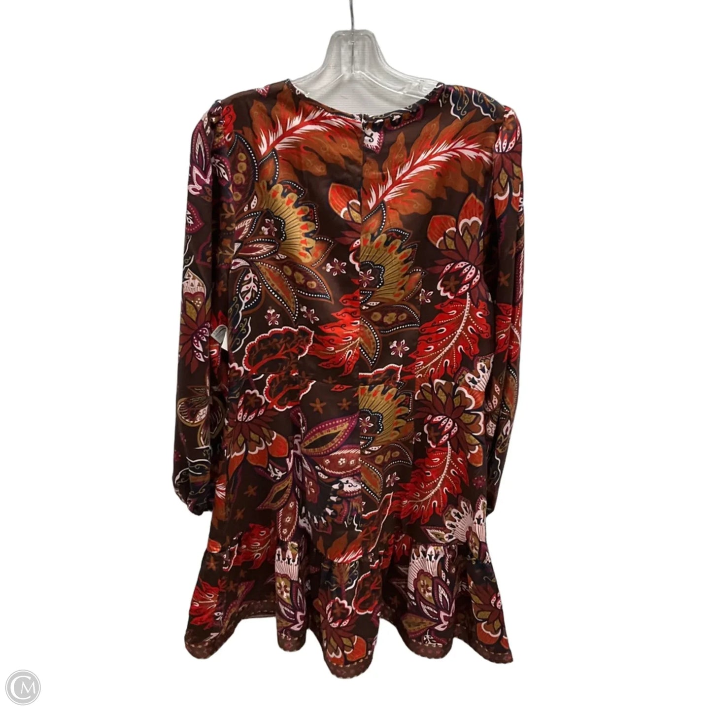 Dress Casual Midi By Loft In Floral Print, Size: 10