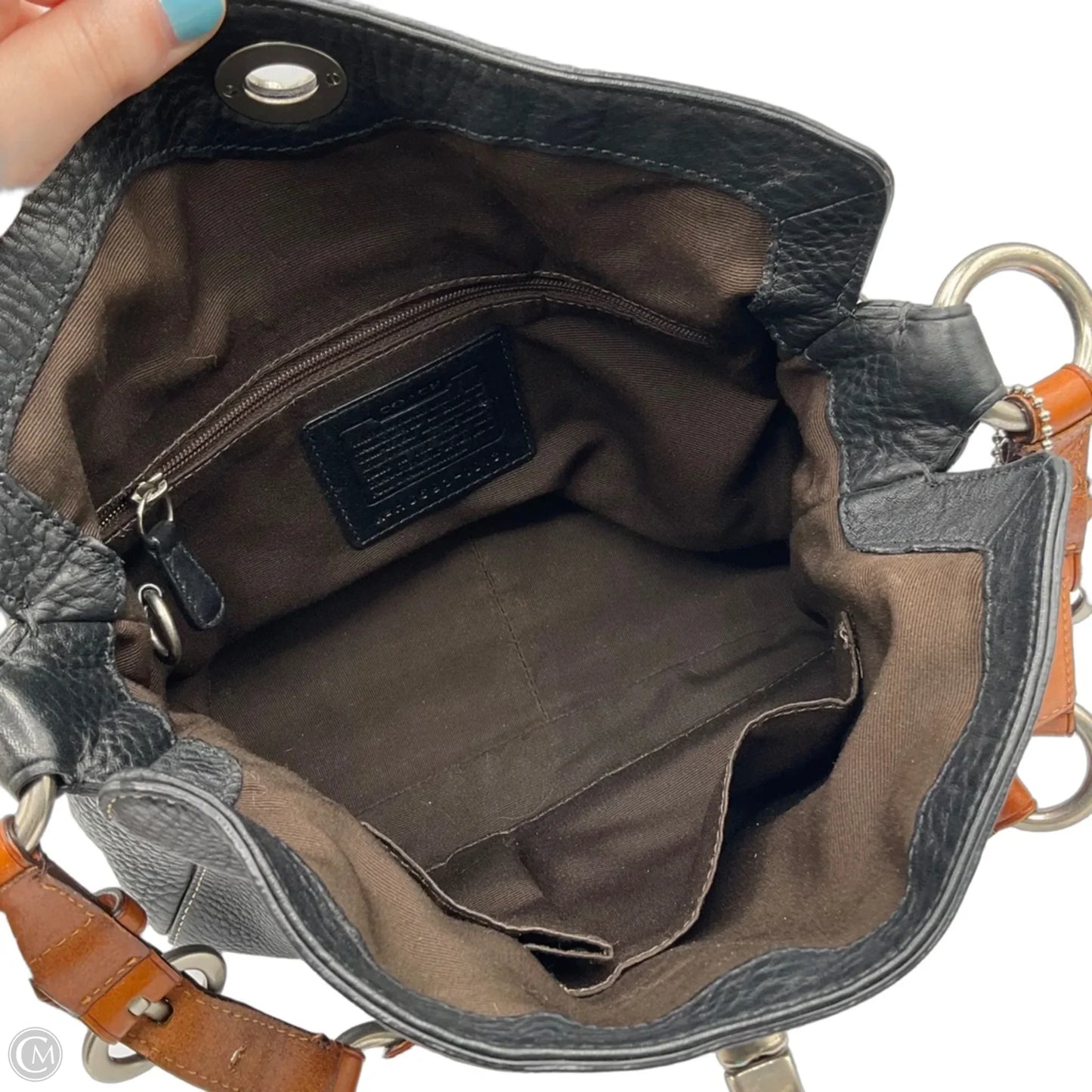 Handbag Designer By Coach, Size: Medium