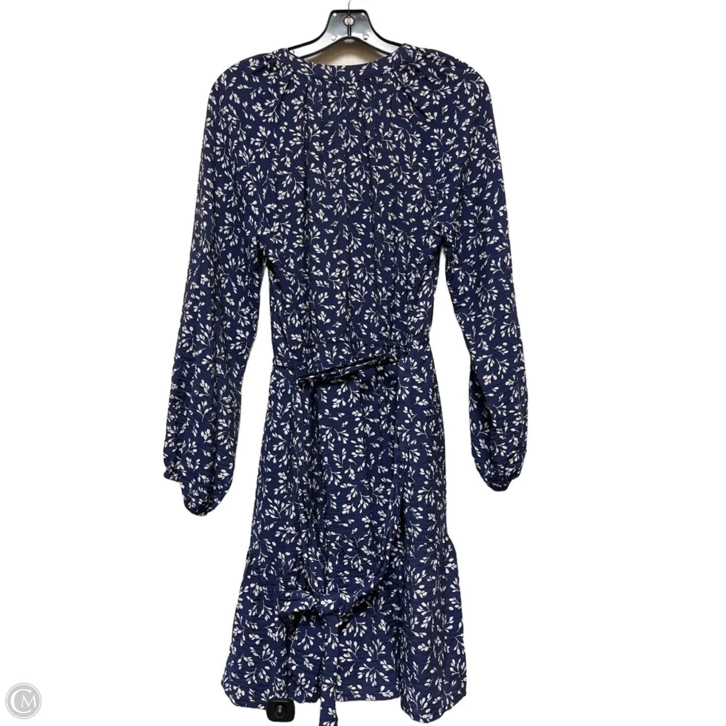 Dress Casual Short By Draper James In Blue & White, Size: M