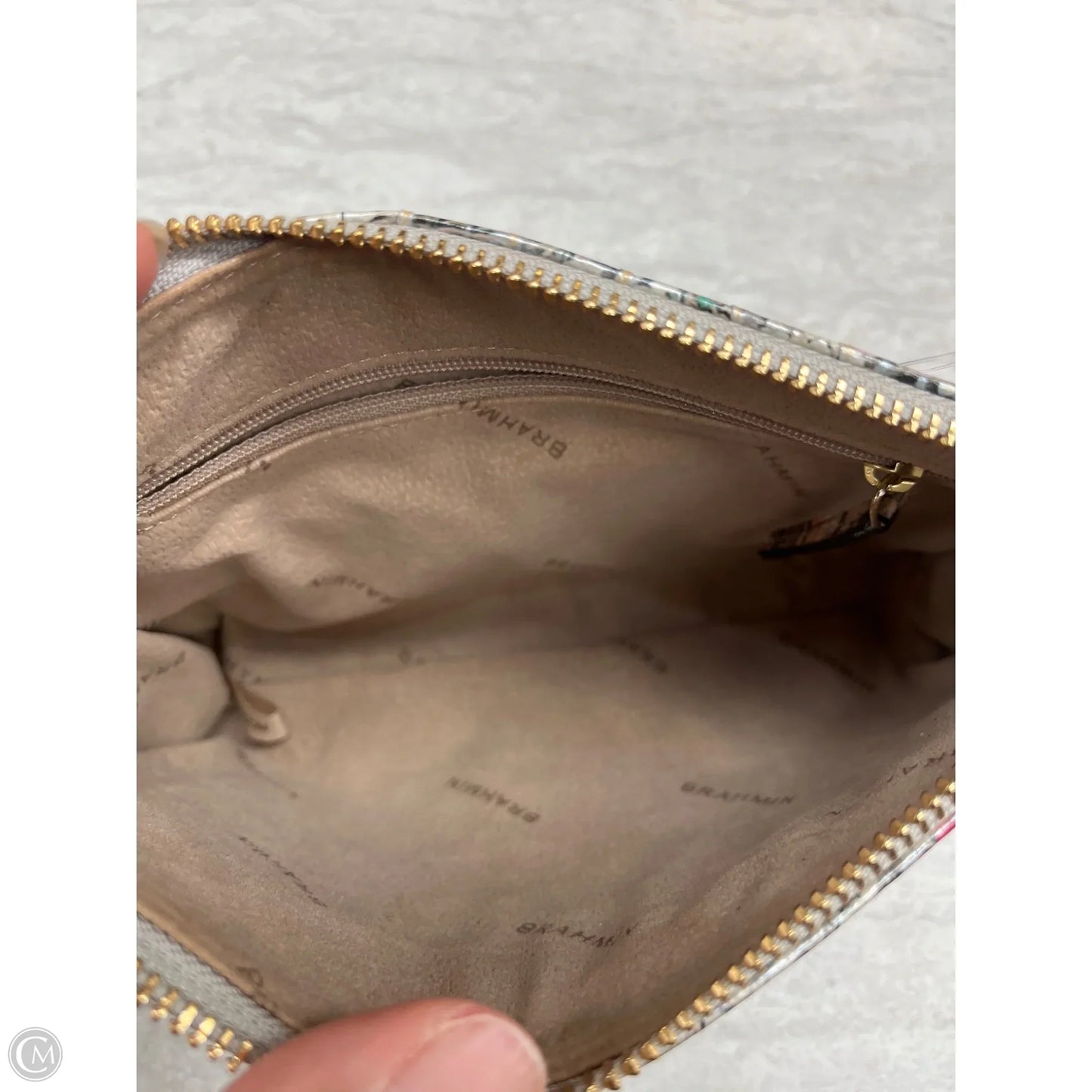 Wristlet Designer By Brahmin, Size: Large