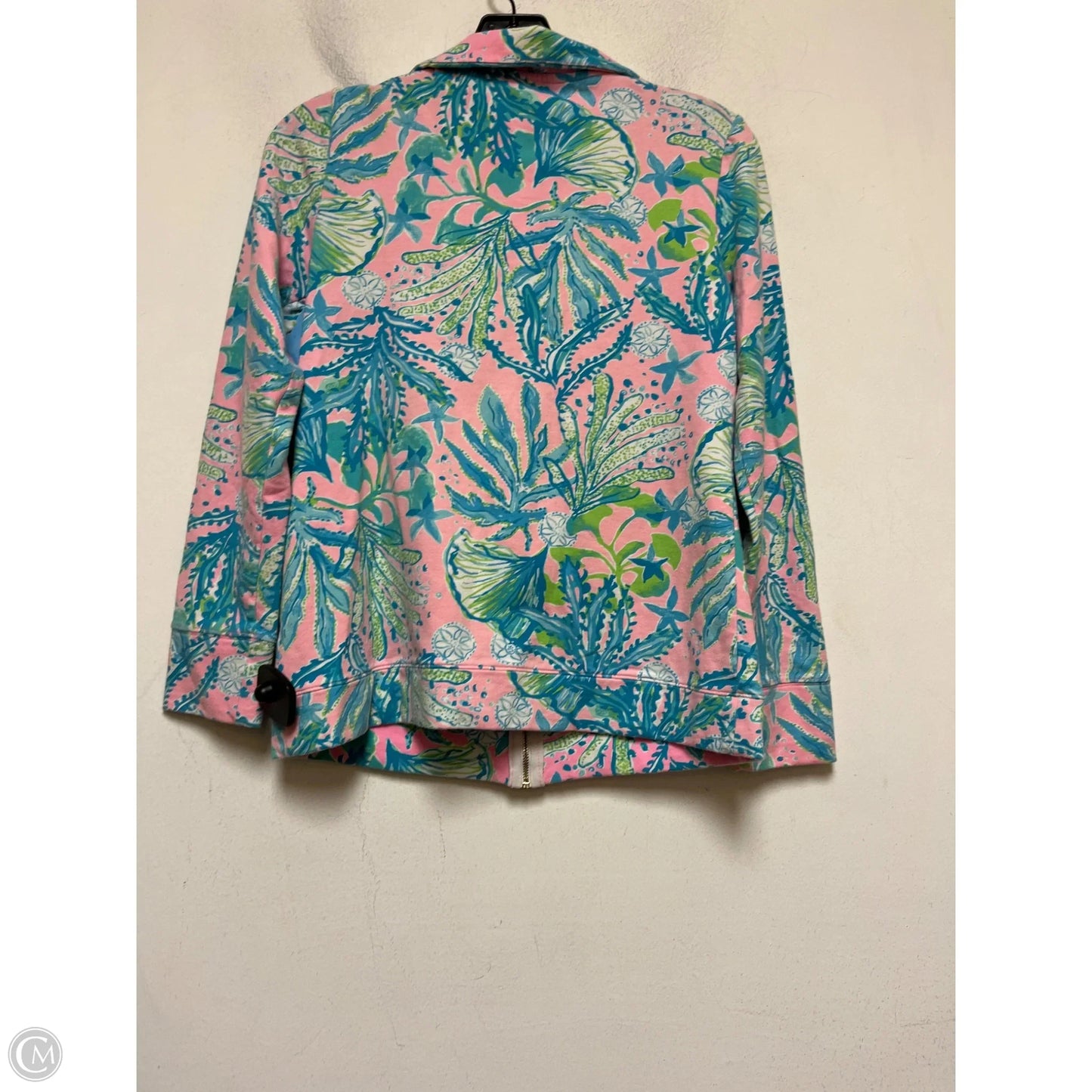 Top Long Sleeve Designer By Lilly Pulitzer In Blue & Pink, Size: Xs