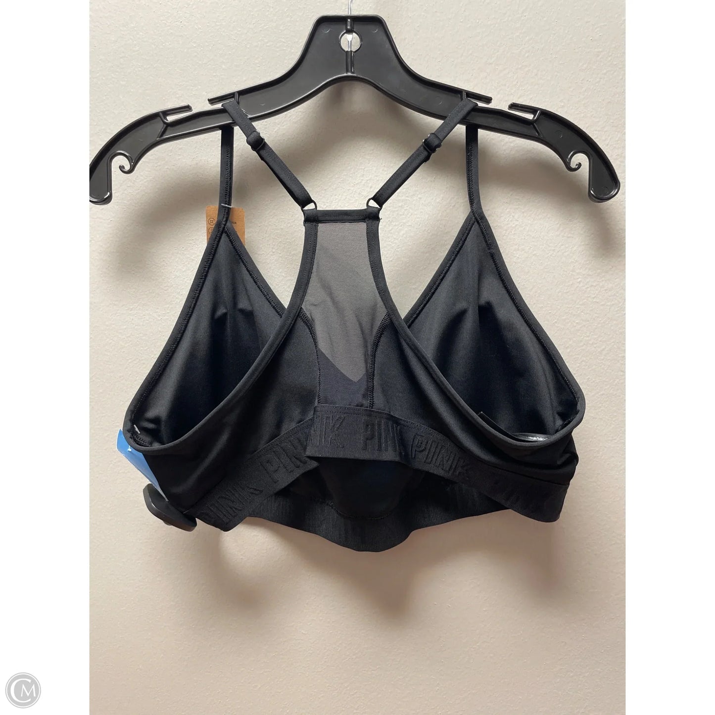 Athletic Bra By Pink In Black, Size: Xxl