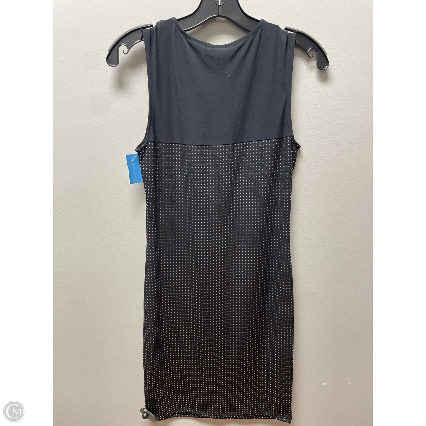 Dress Casual Short By Rachel Roy In Black & Gold, Size: S