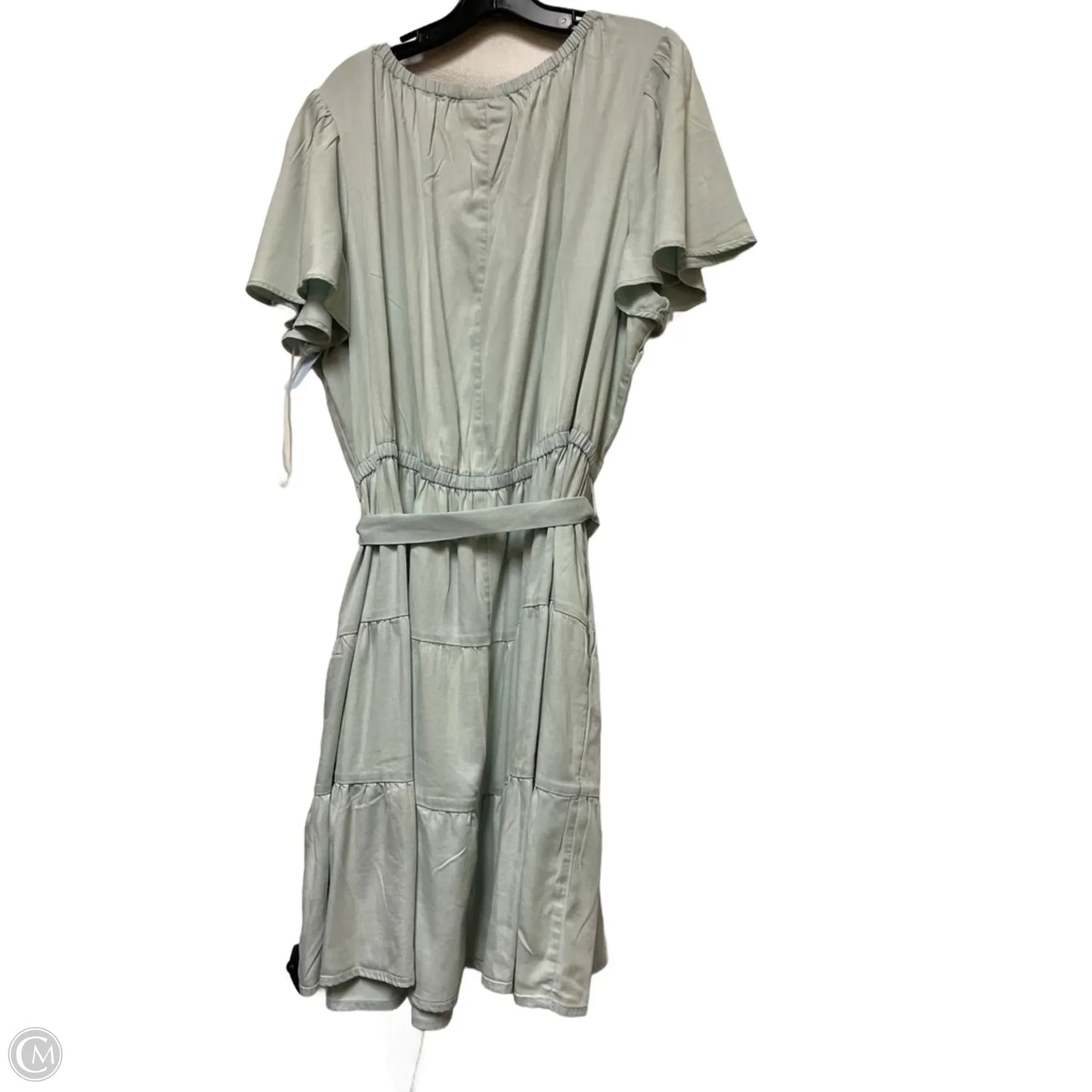 Dress Casual Midi By Lane Bryant In Green, Size: 2x