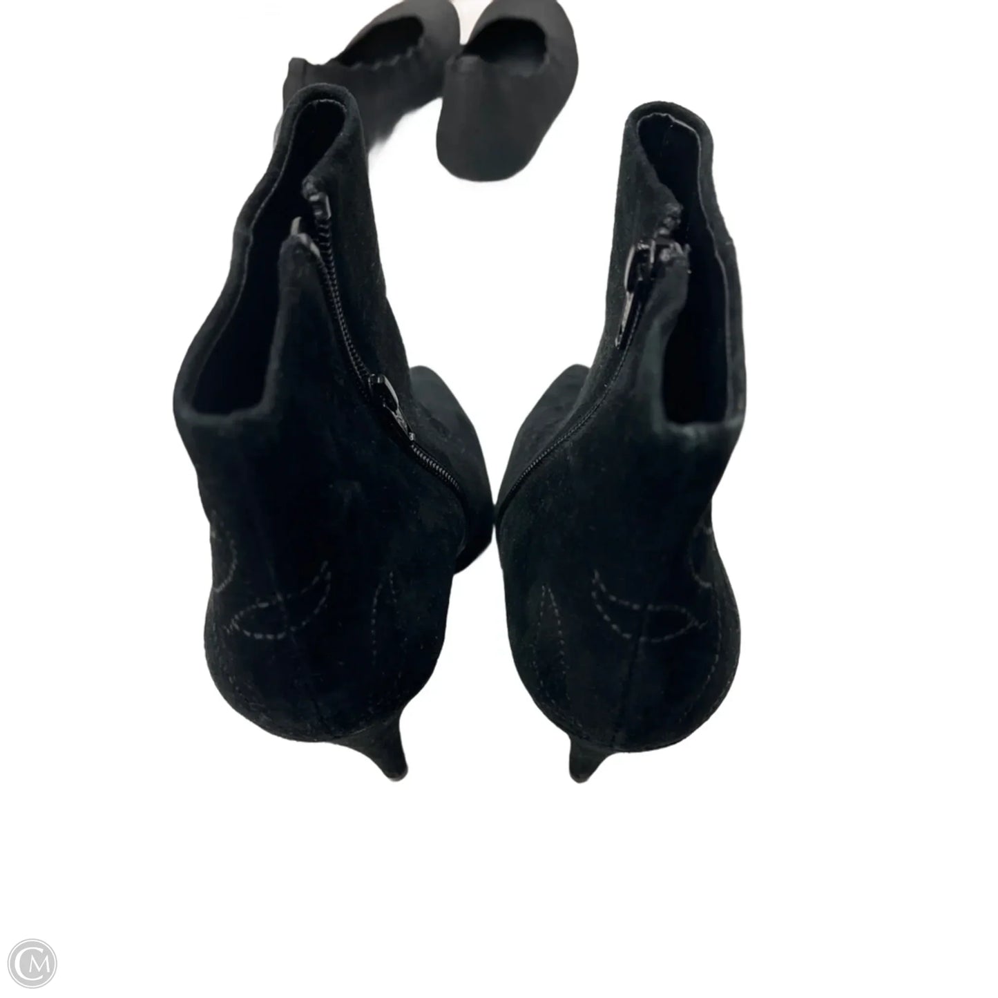 Boots Ankle Heels By Aldo In Black, Size: 8.5