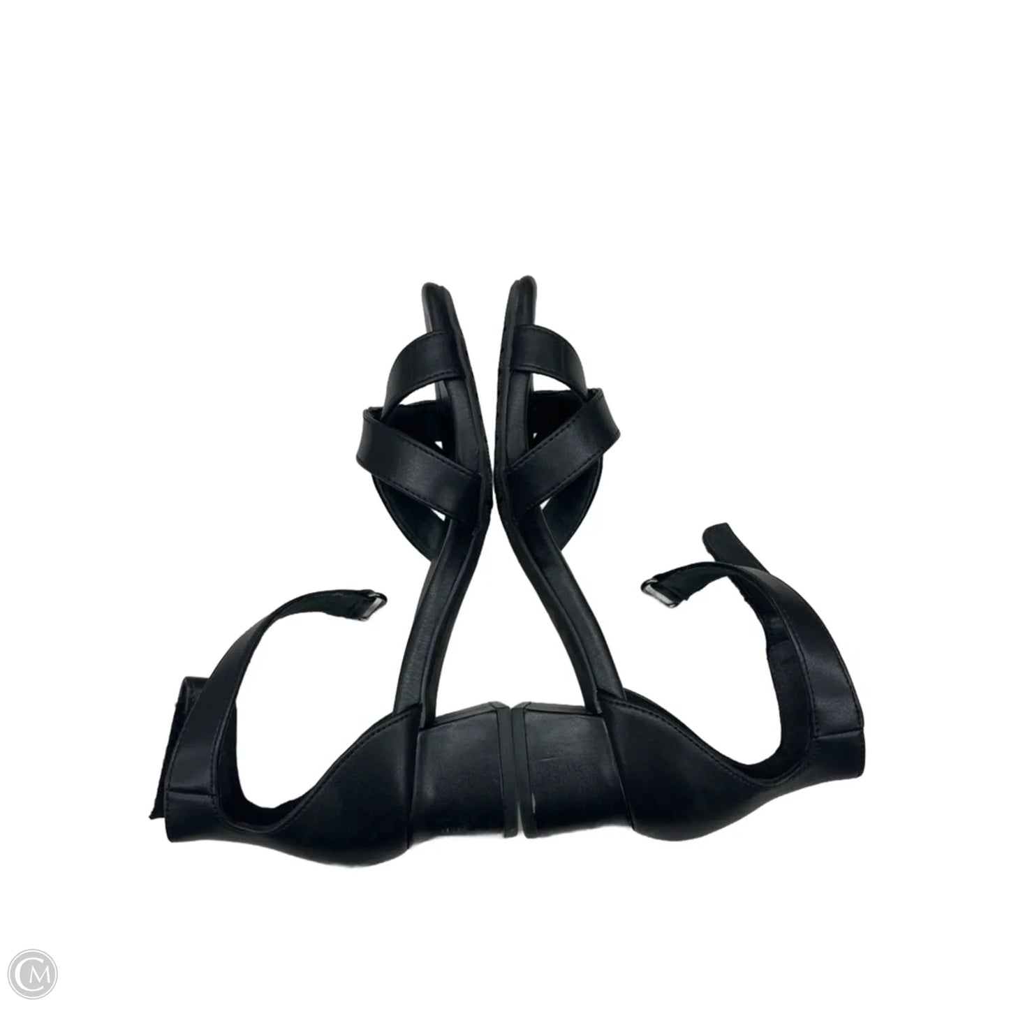 Sandals Heels Block By Clarks In Black, Size: 7