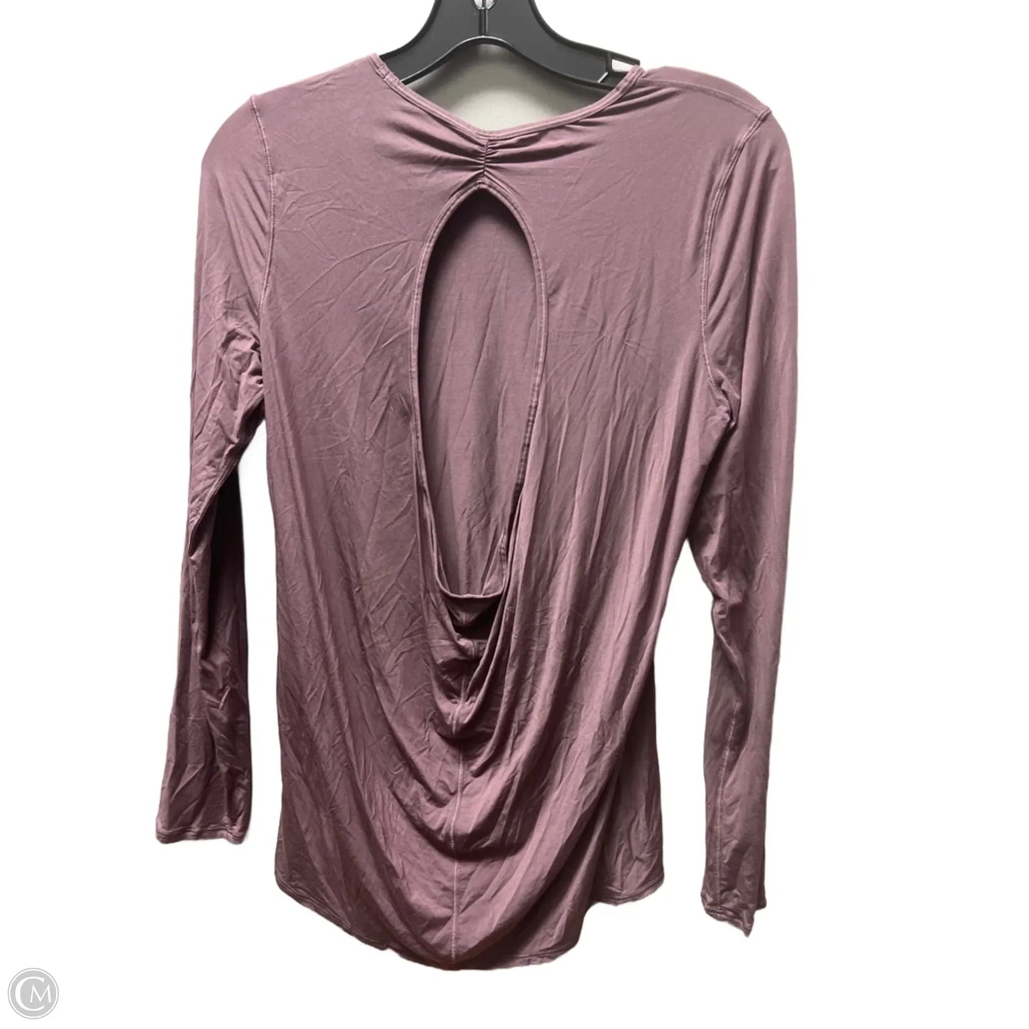 Athletic Top Long Sleeve Crewneck By Lululemon In Purple, Size: Xs