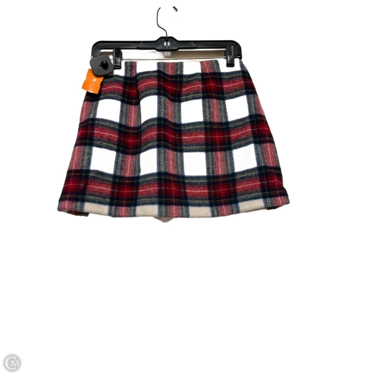Skirt Mini & Short By Abercrombie And Fitch In Plaid Pattern, Size: 2