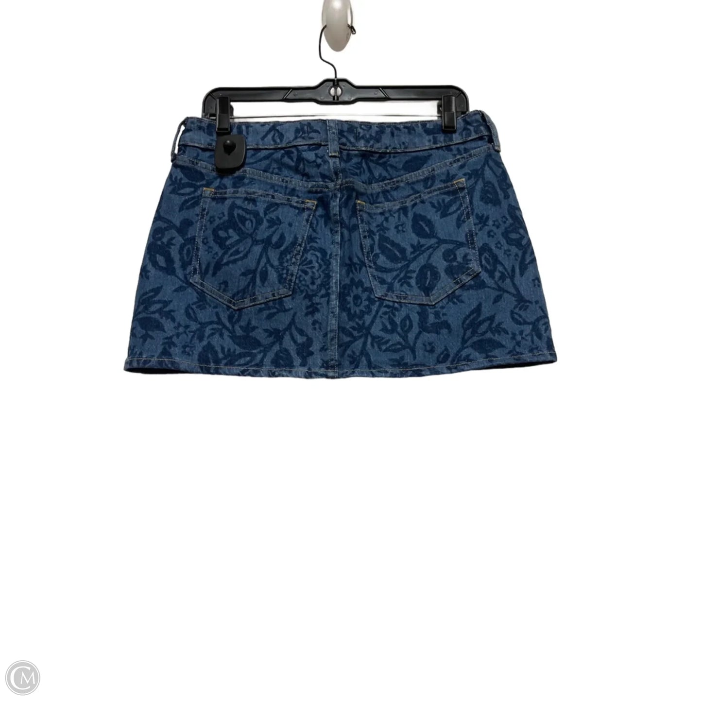 Skirt Mini & Short By Abercrombie And Fitch In Blue Denim, Size: 4