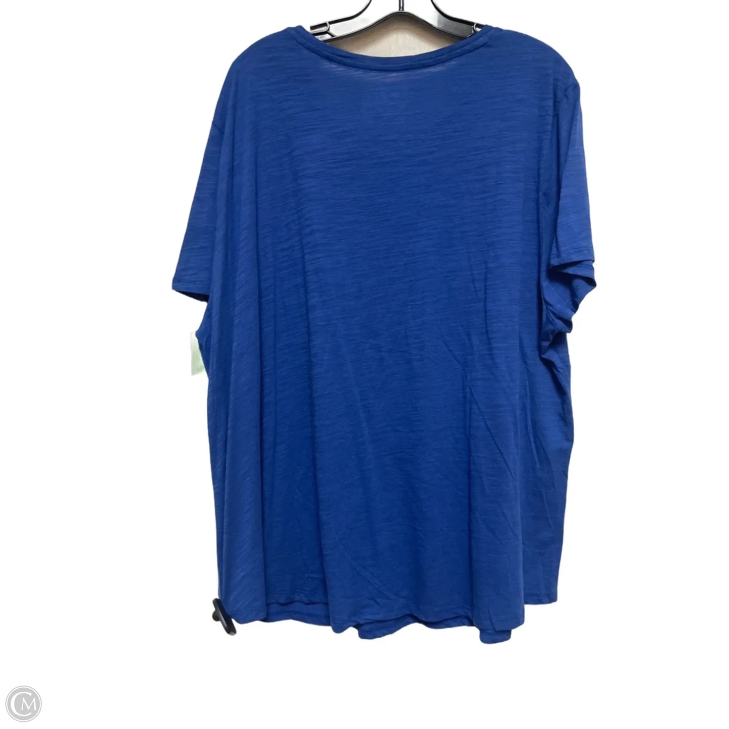 Top Short Sleeve Basic By Blue Sol In Blue, Size: 3x