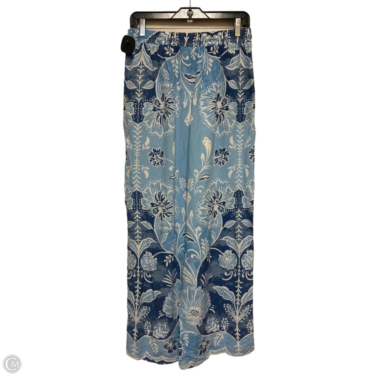 Pants Wide Leg By Cece In Blue & White, Size: 6