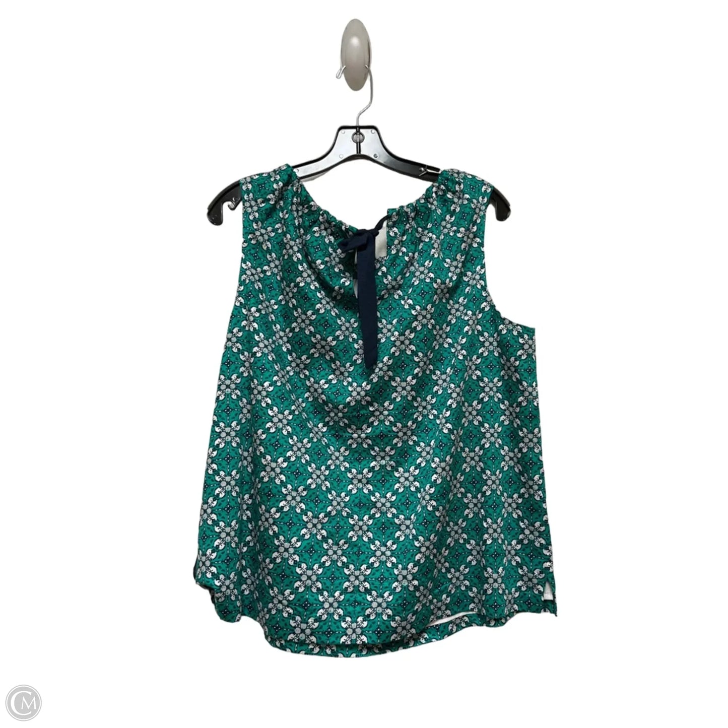 Top Sleeveless By Vineyard Vines In Green, Size: Xl
