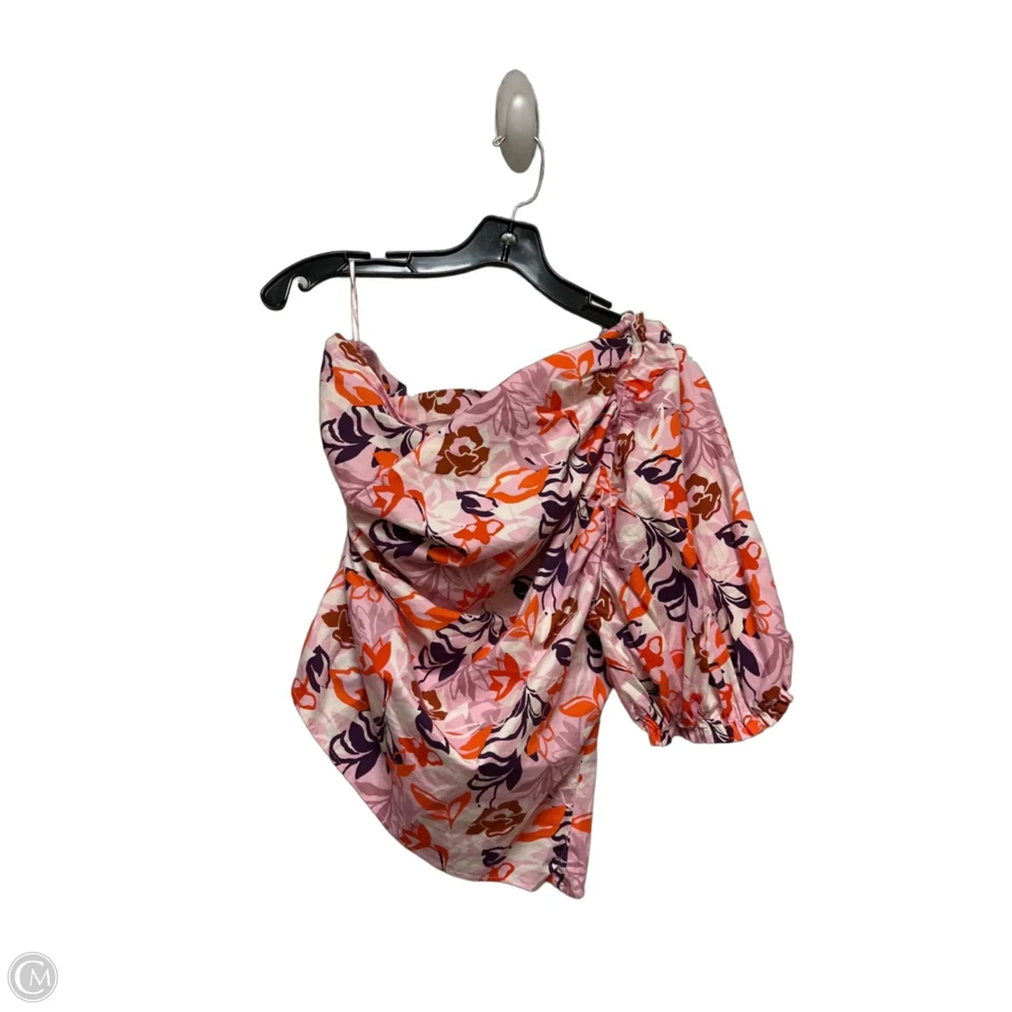 Top Short Sleeve By Maeve In Floral Print, Size: L