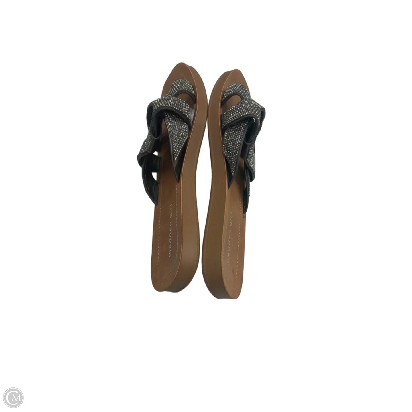 Sandals Flats By Madden Girl In Brown & Grey, Size: 7.5